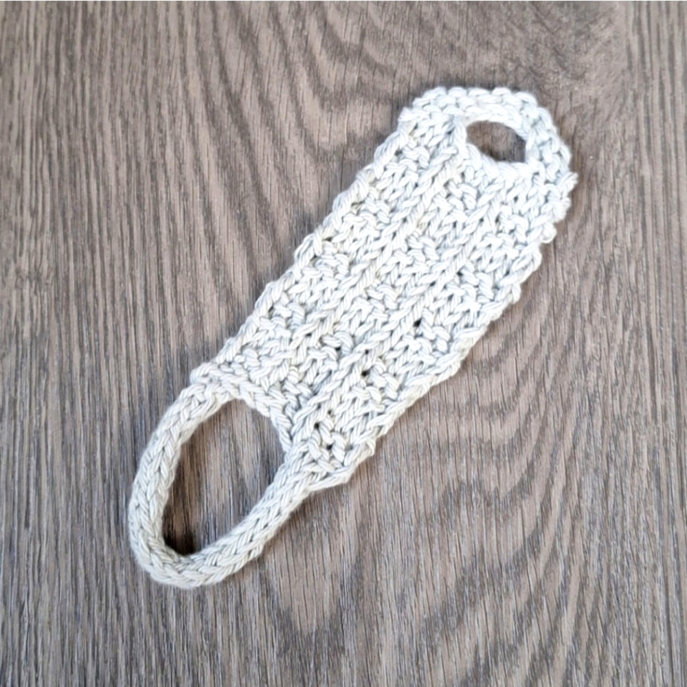 Hand Knit Towel Loop - Picture 4 of 4